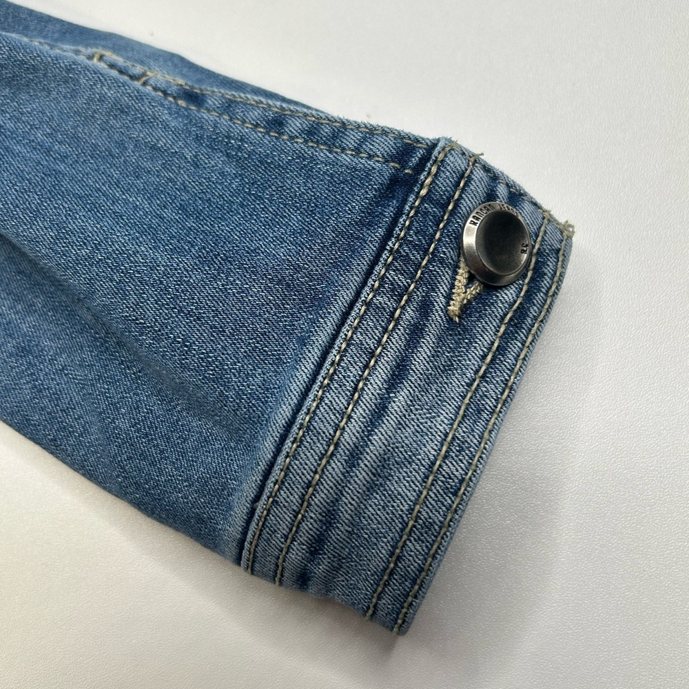 KanCan Los Angeles Denim Button Front Jean Jacket‎ Small Trucker KC7041/J-396 - Picture 6 of 13